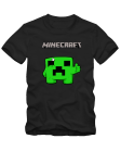 Minecraft marškinėliai super meat boy